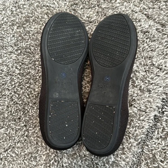 Rothy’s Flats in black size 7 - Picture 2 of 2
